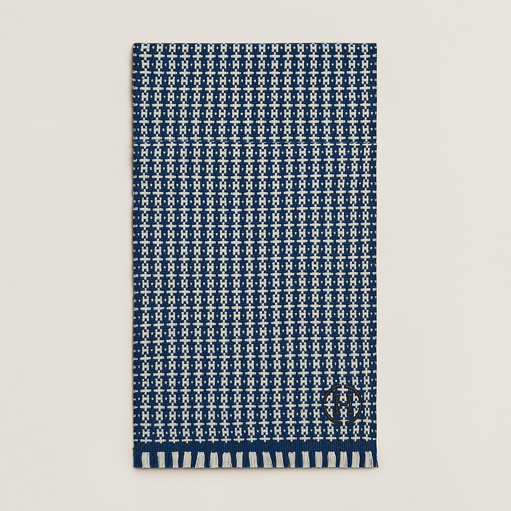 Graphique H scarf - Blue | Hermès Mainland China